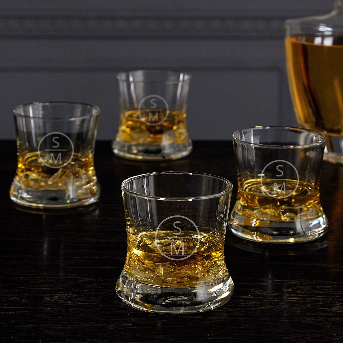 Emerson Custom Whiskey Glasses Set Of 4