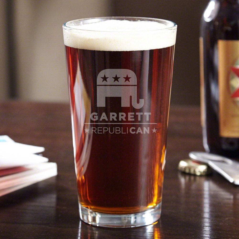 RepubliCAN Personalized Pint Glass