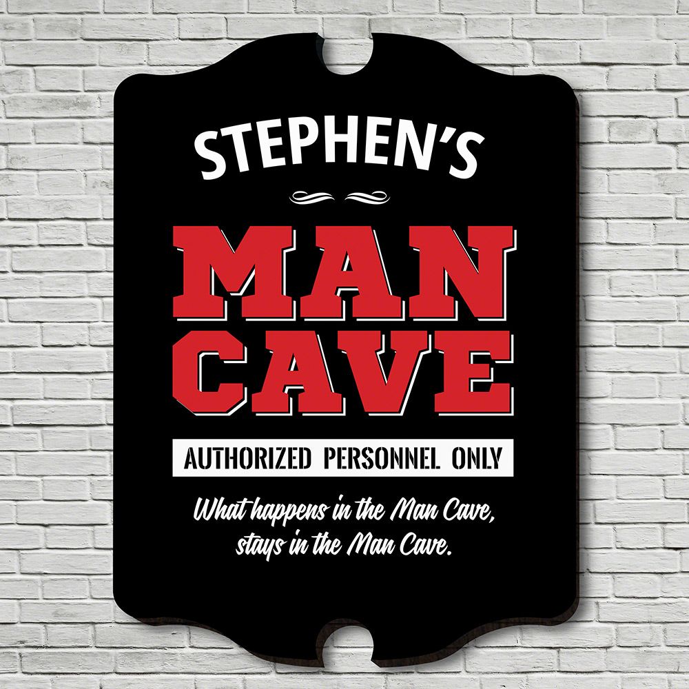 Personnel Only Man Cave Personalized Sign