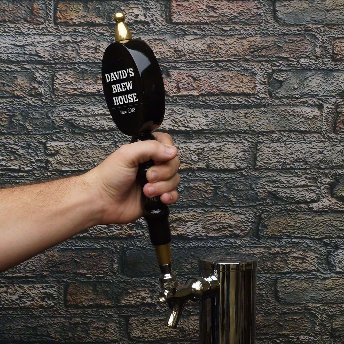 Personalized Gather Round Beer Tap Handle