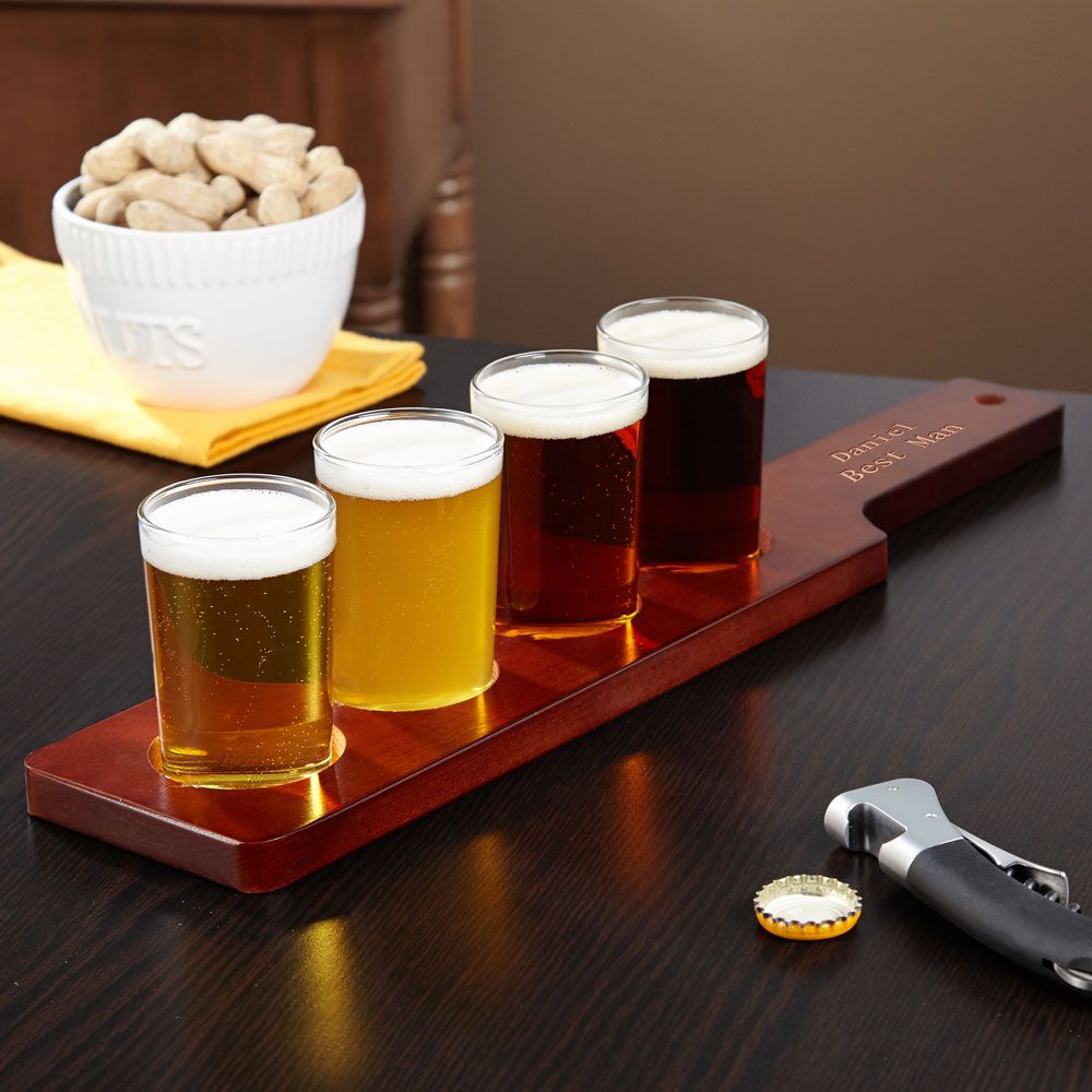 Colfax Personalized Beer Flight Set