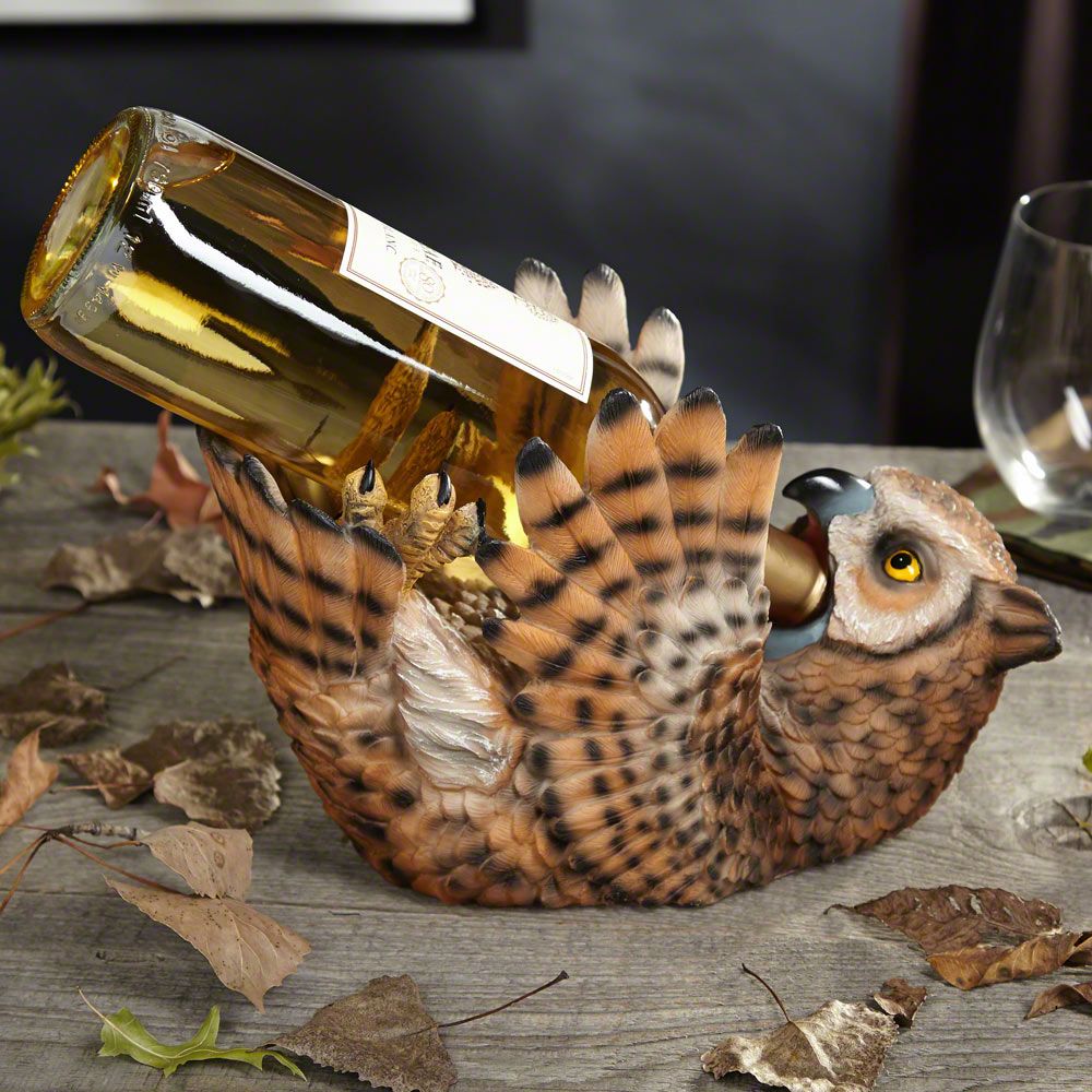 Drunken Owl Wine Bottle Holder