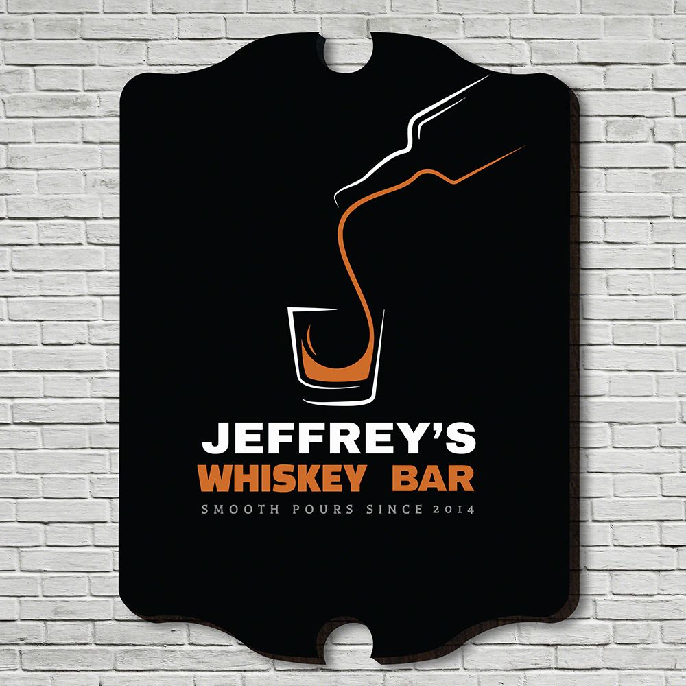 Smooth Pour Personalized Bar Sign
