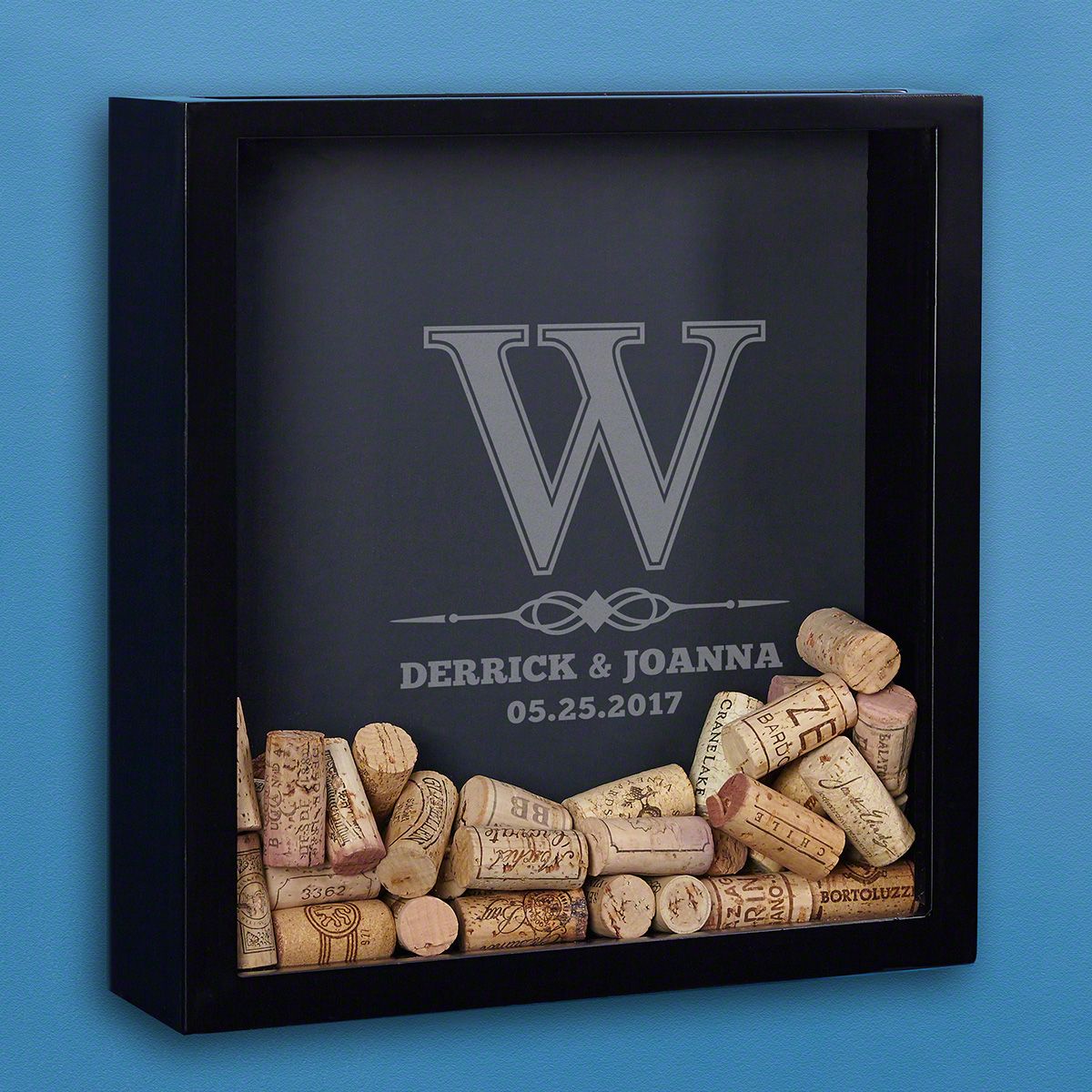 Lyndhurst Personalized Wine Cork Shadow Box