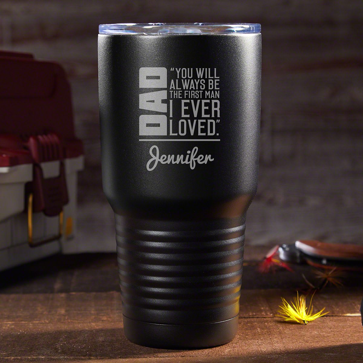 To Dad from Daughter Custom Insulated Tumbler Gift