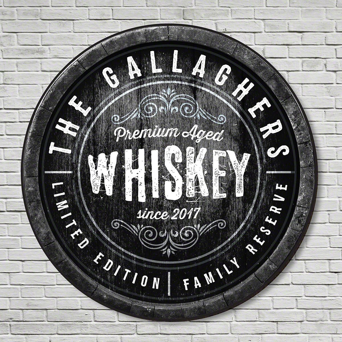 Family Reserve Custom Made Whiskey Sign