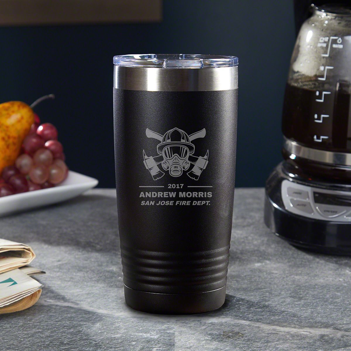 Hot Times Custom Coffee Tumbler – Gift for Firefighters