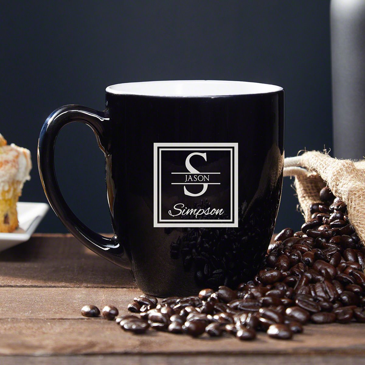 Personalized Coffee Mug With Name and the Logo of Name Printed With High-quality Inks and Technology