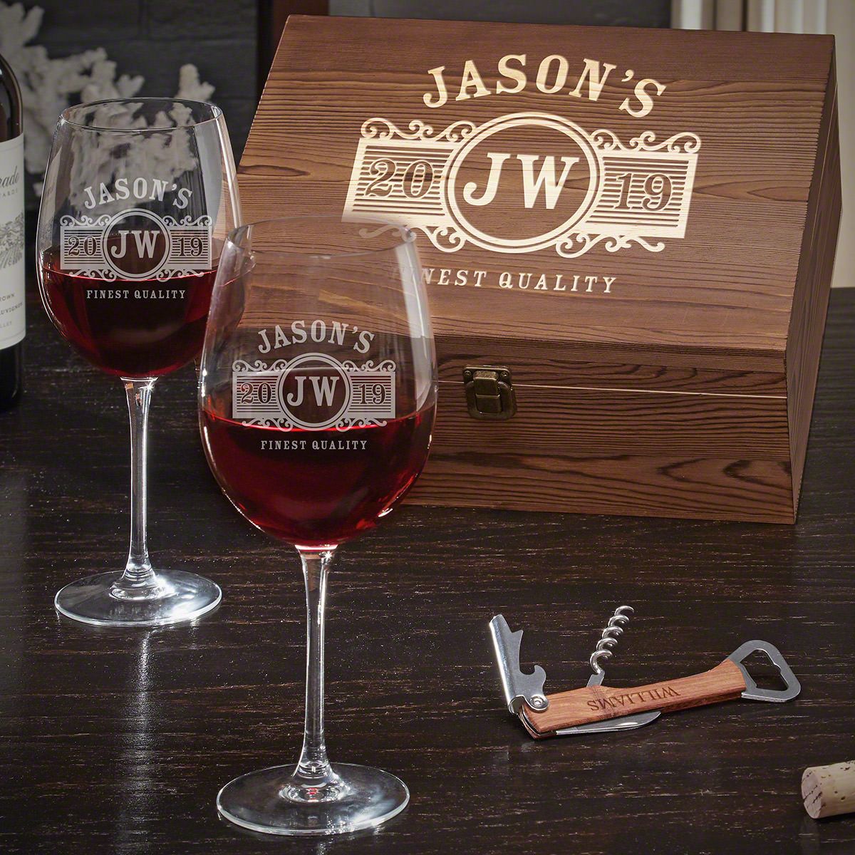 Wine Bottle Cufflinks Black Red Sommelier Wedding Fancy Gift Box Free Ship USA