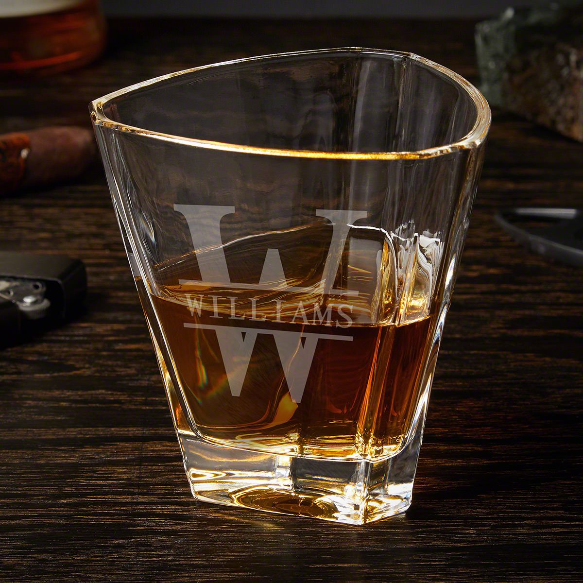 Oakmont Personalized Euclid Whiskey Glass