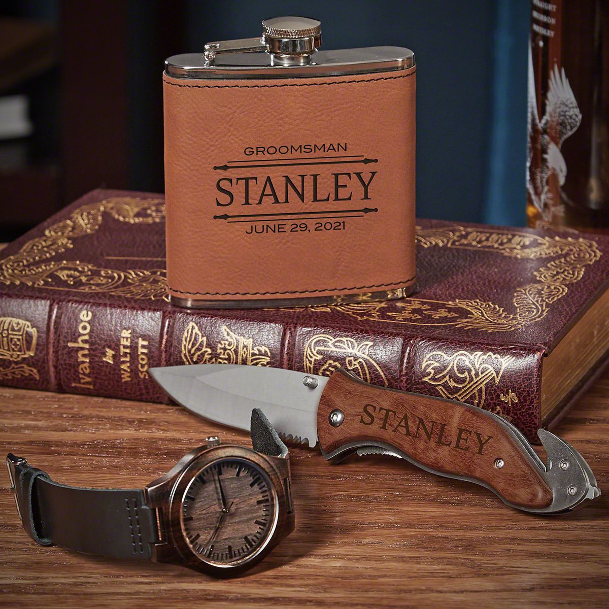 Stanford Engraved Gifts for Groomsmen