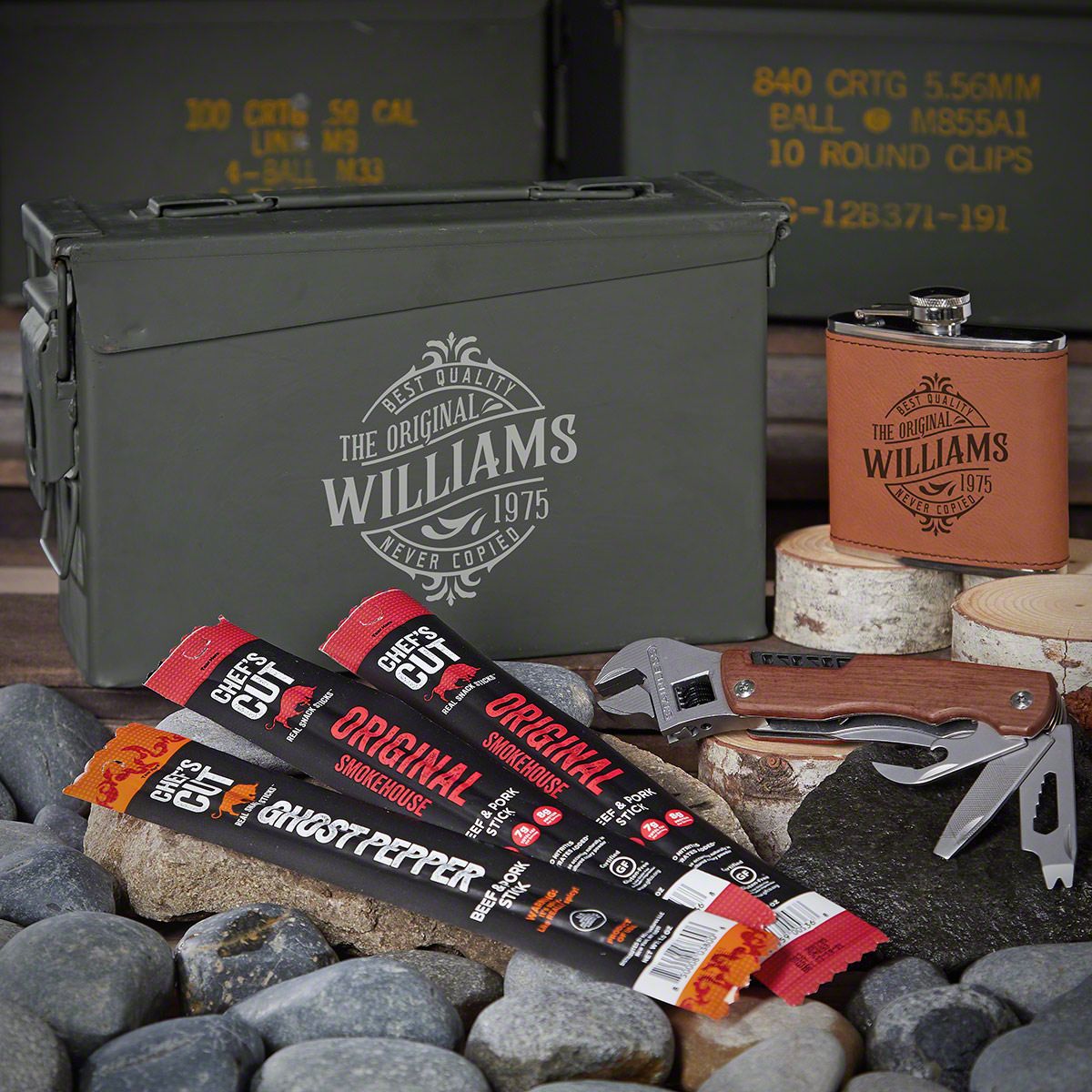 Maddux Custom 30 Cal Ammo Box Set of Cool Gifts for Men