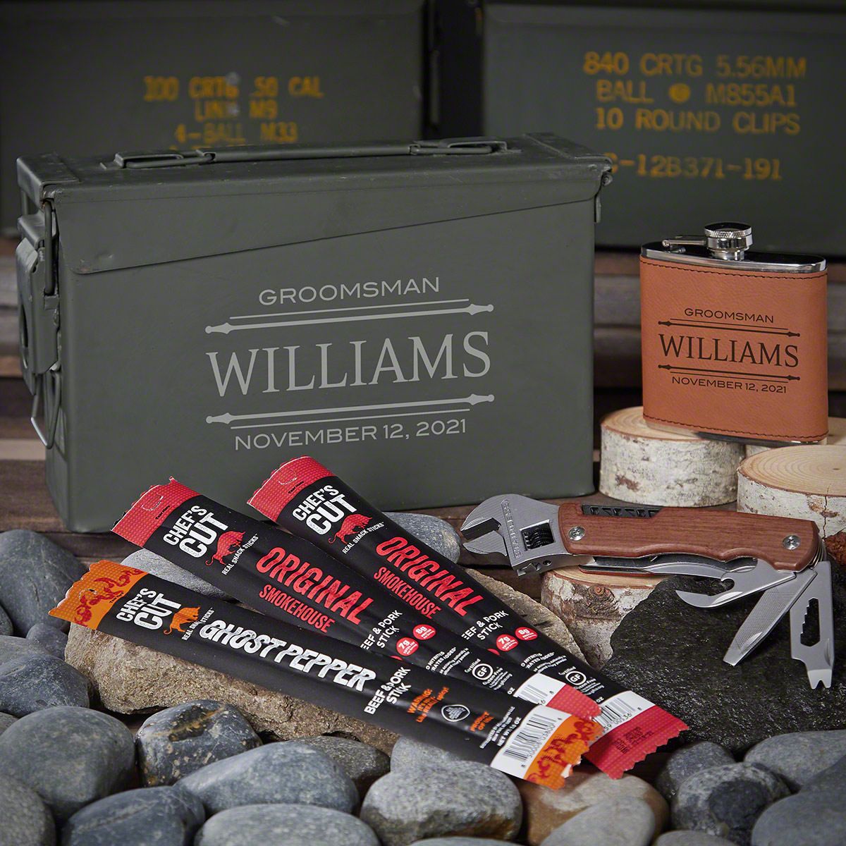 Stanford Engraved 30 Cal Ammo Can Gift Ideas for Men