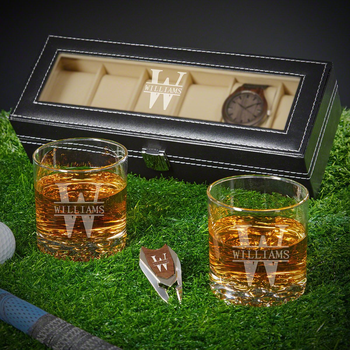 Oakmont Personalized Golf and Whiskey Best Man Gifts