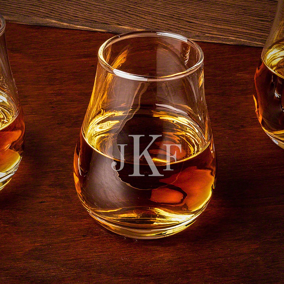 Classic Monogram Engraved Beckett Whiskey Tasting Glass