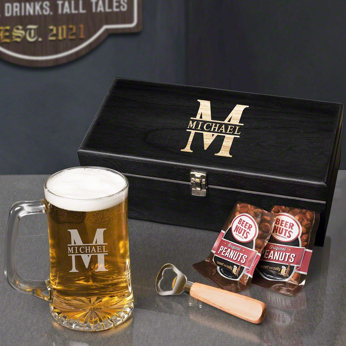 Personalized Beer Gifts Box Set Oakmont