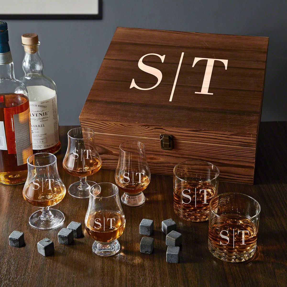 Quinton Custom Box Set of Gifts for Whiskey Lovers