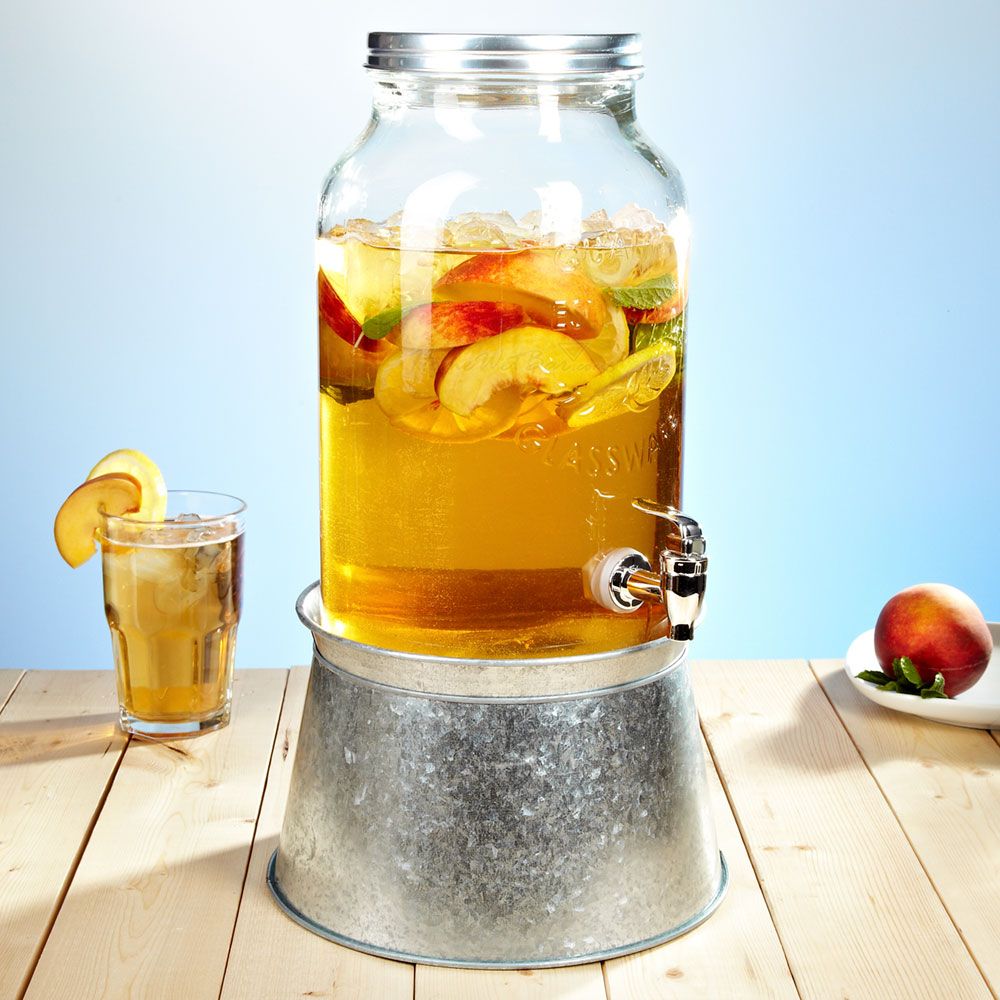 Mason Jar Beverage Dispenser with Party Tub