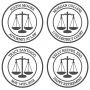 Scales of Justice Custom Presentation Set – Gift for Lawyers