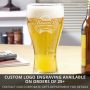 Mountain Sunset Personalized Pilsner Glass