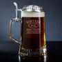 Aged to Perfection Engraved Beer Stein with Pewter Lid