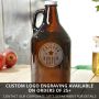 Classic Brewery Personalized Beer Glasses and Growler