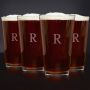Personalized Classic American Pint Glasses, Set of 4