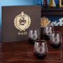 Oxford Stemless Wine Glass Gift Box Set