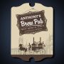 Pre-Prohibition Brew Pub Personalized Sign