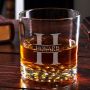 Oakmont Personalized Whiskey Glass & Stone Set