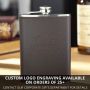 Fitzgerald Personalized Leather Flask