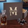 Oakmont Personalized Whiskey Set with Wood Gift Box