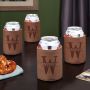 Oakmont Personalized Beer Can Coolers, Set of 4