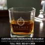 Carraway Personalized Square Whiskey Glass