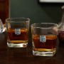 Regal Crested Rutherford Whiskey Glasses Set of 2
