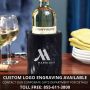 Eat Drink Be Married Personalized Marble Wine Chiller