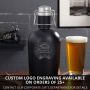 Oakhill Personalized Growler and Pint Glass Beer Gift Set