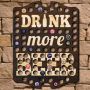 Drink More Beer Bottle Cap Wall Sign (Signature Series)