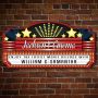 Home Theater Marquee Personalized Sign