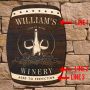 Only The Finest Personalized Wine Barrel Sign (Signature Series)