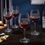 Aged to Perfection Personalized Red Wine Glasses