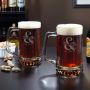 Love & Marriage Personalized Beer Mugs, Set of 2
