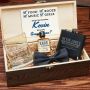 Maverick Customized Groomsmen and Best Man Wood Gift Box Set 