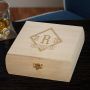 Drake Blackout Cigar Crate Groomsmen Gift Box Set Box Lid