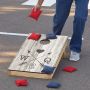 Whitby Crossed Arrows Personalized Bean Bag Toss for Weddings