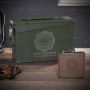 Fueled by Fire Custom Ammo Can Flask Set - Gift for Firefighter