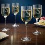 Elton Engraved Tall Wine Glasses for White Wine
