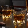 Twist Unique Whiskey Glasses