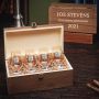 Personalized Glencairn Whiskey Glasses Set with Regal Crest