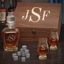 Classic Monogram Personalized Scotch Gift Set